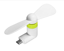 Load image into Gallery viewer, LAAT Mini USB Fan Micro Phone Portable Electric Fan for Android (White)
