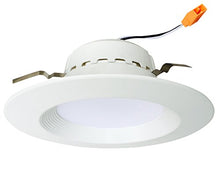 Load image into Gallery viewer, Euri Lighting DLC4-1040e LED 4&quot; Downlight, Retrofit Line, Bright White 4000K, Dimmable 13W (75W Equivalent) 800 lm 95 Degree Beam Angle, 90+ CRI, E26 Adapter, UL &amp; Energy Star Listed, T24
