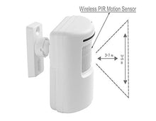 Load image into Gallery viewer, Home Security Motion Sensor Alarm Outdoor, Wireless Driveway Alert: Infrared Motion Sensor Chime Doorbell with 1 Plug-in Receiver and 2 PIR Motion Sensor Detector Alert - 38 Chime Tune - LED Indicator
