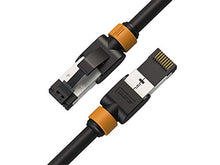 Load image into Gallery viewer, LINKUP - [Tested with Versiv CableAnalyzer] Cat7 Ethernet Cable -3 FT (3 Pack) 10G Double Shielded RJ45 S/FTP | Network Internet LAN Switch Router Game | High-Speed | 26AWG Black
