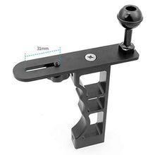 Load image into Gallery viewer, XT-XINTE Sport Camera Accessories CNC Diving Aluminum Alloy Handle Grip Monopod Arms Mount Compatible for GoPro HERO3/3+/4/5 Session Xiaoyi
