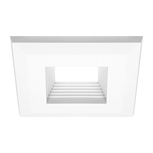 American Lighting Snap-On Square Trim For Epiq 4 Retrofits, Baffle, White