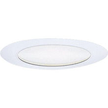 Load image into Gallery viewer, Progress Lighting P8020-28 Traditional Recessed Albalite Glass Trim Collection in White Finish, 7-3/4-Inch Diameter
