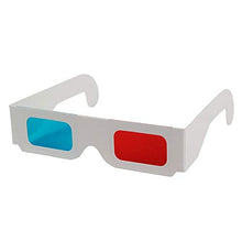 Load image into Gallery viewer, 10pcs Universal Anaglyph Cardboard Paper Glasses Professional Red Blue Cyan 3D Glasses for Movie EF
