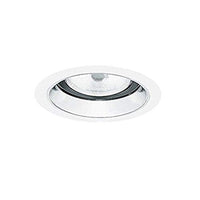 Juno Lighting Group 467C-WH Cone-Downlight/Adjustable Low Voltage Trim with Clear Alzak and White Trim, 6-Inch