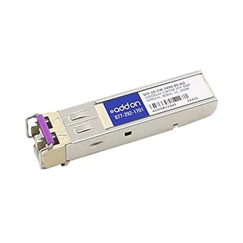 AddOn Arista Networks Compatible TAA Compliant 1000Base-CWDM SFP Transceiver (SMF, 1490nm, 80km, LC, DOM)