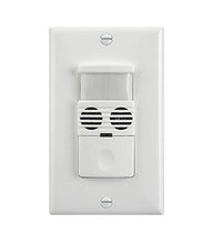 Load image into Gallery viewer, NICOR Lighting Passive Infrared and Ultrasonic Motion Sensor in White (MTOS180WH)
