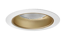 Load image into Gallery viewer, Juno Lighting 17G-WH 4-Inch Recessed Trim, Gold Alzak with White Trim
