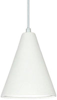 A19 Gotlandia Pendant, 8-Inch Width by 9.5-Inch Height, Bisque