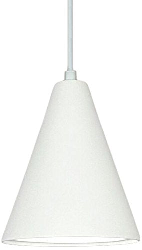 A19 Gotlandia Pendant, 8-Inch Width by 9.5-Inch Height, Bisque