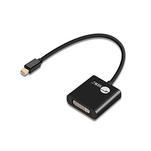 SIIG Mini DisplayPort to DVI Active Adapter - 4K @30Hz Mini DP to DVI-D Single Link Thunderbolt 2 Eyefinity Compatible
