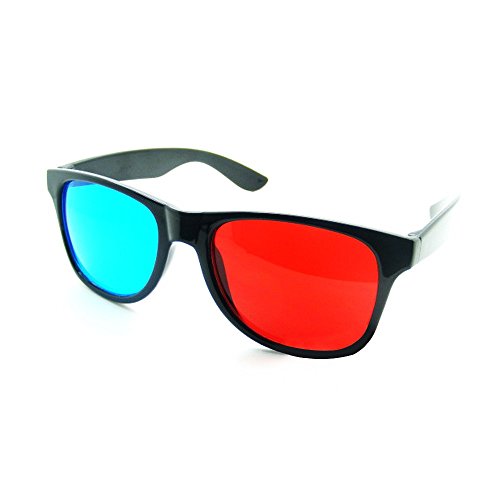 Pc Optical Frame and Ac Lens Anaglyph Glasses Movie Red/cyan 3d System