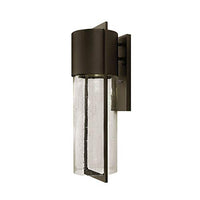 Hinkley 1325KZ Transitional One Light Wall Mount from Shelter Collection Dark Finish, Large, Buckeye Bronze
