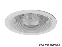 Load image into Gallery viewer, Nicor Lighting 6 Inch White Recessed Baffle Trim, Fits 6 Inch Housings (17511)
