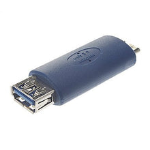 Load image into Gallery viewer, FASEN USB 3.0 AF to Micro USB 3.0 BM OTG Adapter Blue
