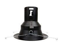 Load image into Gallery viewer, Nicor Lighting 5 Inch Black Recessed Baffle Trim (15511 Bk)
