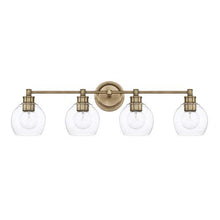 Load image into Gallery viewer, 251 First Nicollet Aged Brass Four-Light Bath Vanity
