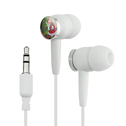 GRAPHICS & MORE Christmas Holiday Santa Bag of Toys Tree Novelty in-Ear Earbud Headphones