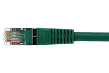 Load image into Gallery viewer, SF Cable Cat5e Shielded (STP) Ethernet Network Cable, 26AWG 4pair Stranded Copper Wire, RJ45 Plug, 350MHz, 50ft, Green

