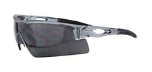 Load image into Gallery viewer, Titus 3 Series 37 NRR Noise Reduction Hearing Protection &amp; G20 All-Sport Z87.1 Safety Glasses Combos (Red - Tac Band, Grey Frame - Smoke Lens)

