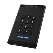 Load image into Gallery viewer, SECUREDATA 250GB SecureDriveKP FIPS 140-2 Solid State Drive with Pin Authenticat
