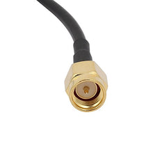 Load image into Gallery viewer, Aexit 2pcs RG174 Distribution electrical Antenna WiFi Pigtail Cable SMA Female to Male Connector 2 Meters Long
