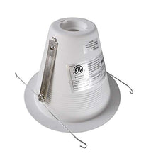 Load image into Gallery viewer, Nicor Lighting 6 Inch White Wet Location Rated Cone Baffle Trim, Fits 6 Inch Housings (17550 Awl)
