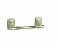 Amerock Clarendon Pivoting Double Post Tissue Roll Holder In Satin Nickel