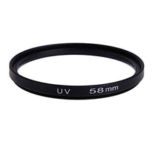 Load image into Gallery viewer, 58mm UV Ultra-Violet Filter Lens Protector for Camera Canon Nikon Sony
