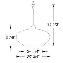 Load image into Gallery viewer, WAC Lighting QP534SMCH Rhu Quick Connect Pendant with Socket Set in Chrome
