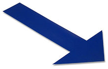 Load image into Gallery viewer, Ind Floor Tape Markers, Arrow, Blue, PK 50
