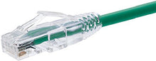 Load image into Gallery viewer, Unirise CS6-20F-GRN 20FT CAT6 Green CLEARFIT Slim SNAGLESS 28AWG Patch Cable
