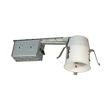 Load image into Gallery viewer, Jesco Lighting RS3001R Accessory - 3&quot; Line Voltage Non-Ic Housing For Remodeling, Silver Finish
