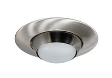 Load image into Gallery viewer, NICOR Lighting 6 inch Nickel Recessed Eyeball Trim Designed for 6 inch Housings (17506NK)
