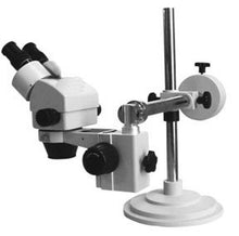 Load image into Gallery viewer, Radical Assembly Line &amp; PCB Inspection Welding 7-45x 100mm Working Distance Zoom Stereo Boom XYZ Universal 360 Degree Rotatable Stand Microscope
