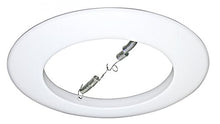 Load image into Gallery viewer, 6&quot; INCH OPEN TRIM RING WHITE BR40 PAR38 150 WATT REPLACES HALO 401P - 6 PACK
