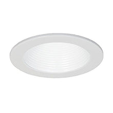 Load image into Gallery viewer, Jesco Lighting RLT-4002-WH-WH Accessory - 4&quot; Aperture Step Baffle Trim, White Finish
