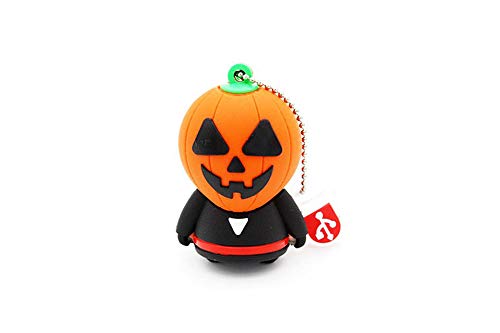 2.0 Pumpkin Head Man Halloween 32GB USB External Hard Drive Flash Thumb Drive Storage Device Cute Novelty Memory Stick U Disk Cartoon