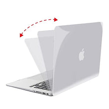 Load image into Gallery viewer, MOSISO Compatible with MacBook Air 13 inch Case (Models: A1369 &amp; A1466, Older Version 2010-2017 Release), Protective Plastic Hard Shell Case &amp; Keyboard Cover &amp; Screen Protector, Crystal Clear
