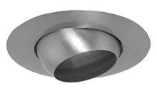 Load image into Gallery viewer, Juno Lighting 18-SC 4-Inch Mini Eyeball Recessed Trim, Satin Chrome
