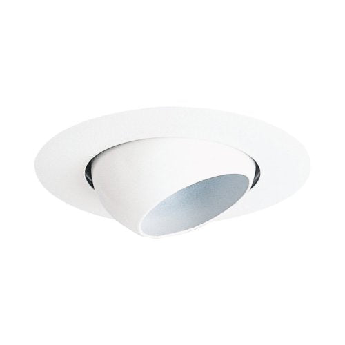 Juno Lighting 18-WH 4-Inch Mini Eyeball Recessed Trim, White