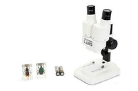 Celestron  Celestron Labs  Binocular Stereo Microscope  20x Magnification  Upper LED Illumination  Includes 2 Specimens