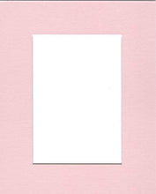 Load image into Gallery viewer, Pack of (5) 24x36 Acid Free White Core Picture Mats Cut for 20x30 Pictures in Pink
