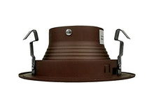 Load image into Gallery viewer, NICOR Lighting 4 inch Oil-Rubbed Bronze Recessed Baffle Trim for MR16 Bulb (14002OB-OB)
