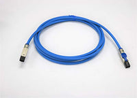 50 Ft. WeCable Blue Cat 8 S/FTP 2000 MHz Shielded 40Gbps Ethernet LSZH Cat 8 RJ45 Connectors