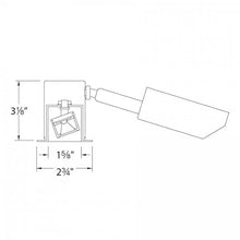 Load image into Gallery viewer, WAC Lighting HR-LED252E-40-GM Mini LEDme 1&quot; Adjustable Square Miniature Recessed Downlight 4000K Cool White in Gunmetal
