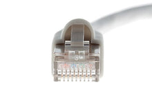 Load image into Gallery viewer, CablesAndKits - Shielded (STP) Cat6a Ethernet Cable, Booted, Jacket: PVC (cm), 7 ft, Gray, Pure Copper, RJ45 Computer &amp; Networking Patch Cord

