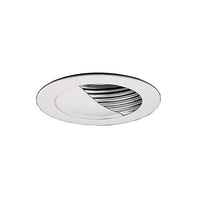 Jesco Lighting TM304WHWH Aperture Low Voltage Trim with adjustable Step Baffle 3 in. White