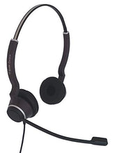 Load image into Gallery viewer, Panasonic Certified SC Clearwire Duo HD Headset 2.5MM Curly Cord Direct Connection to Panasonic KX-T Series Telephones - Bundle Offer Includes Headset Storage Bag Extra Ear Pad
