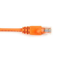 Black Box CAT6 Value Line Patch Cable - Stranded, Orange, 3-ft. (0.9-m), 5-Pack